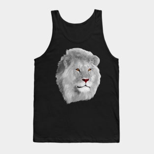 White lion Tank Top